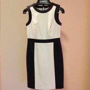 Vince Camuto faux leather dress